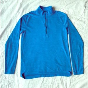 Lululemon Metal Vent Tech 1/2 Zip M Aqua